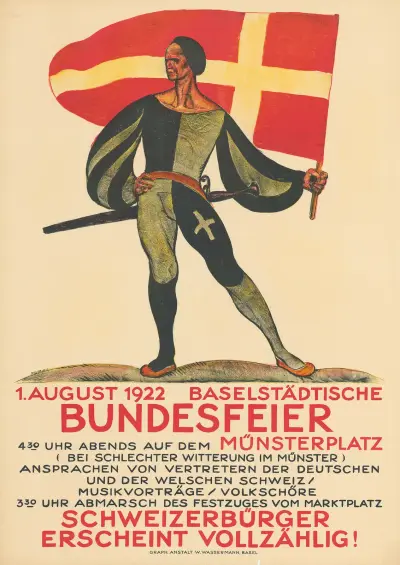 Bundesfeier, 1922 av Otto Plattner