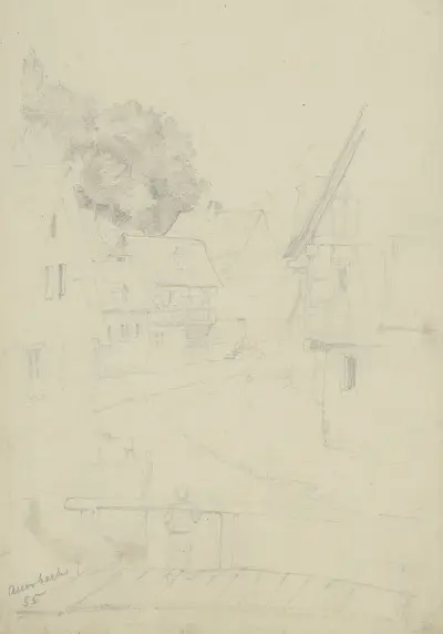 Bensheim-Auerbach von Otto Scholderer