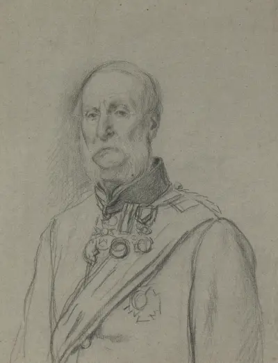 Bildnis des General Viscount Templetown, 1876 – Nr. 2 von Otto Scholderer