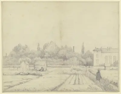 Flachsfeld in Neusalz an der Oder, 1886 – Nr. 1 von Otto Scholderer