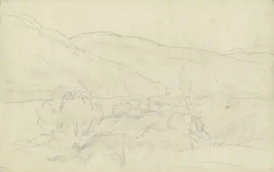 Landschaft im Kinzigtal von Otto Scholderer