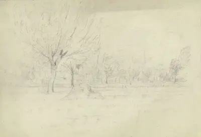 Landschaft von Otto Scholderer