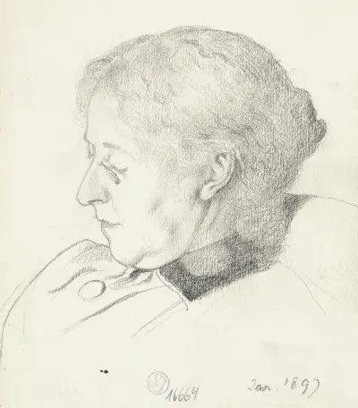 Luise Scholderer, 1897 – Nr. 2 von Otto Scholderer