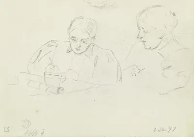 Luise Scholderer, 1897 – Nr. 1 von Otto Scholderer