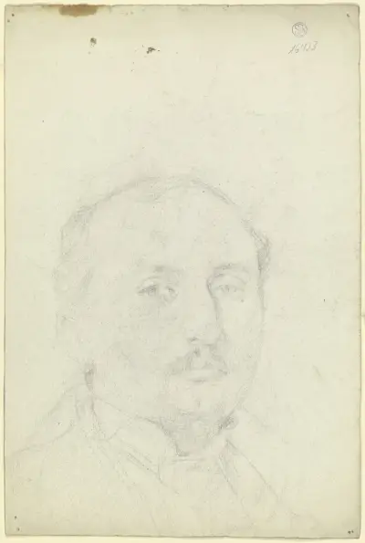 Bildnis eines Mannes von Otto Scholderer