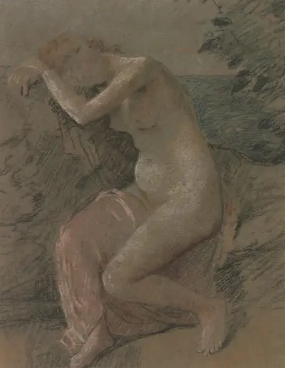 The nymph av Otto Scholderer