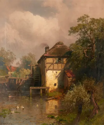 The Mill av Hermann Ottomar Herzog