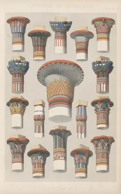 Egyptian No. 3 av Owen Jones
