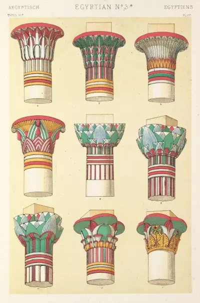 Egyptian No. 3a av Owen Jones