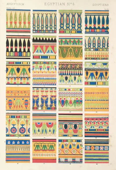 Egyptian No. 4 av Owen Jones