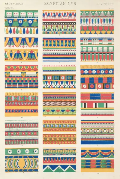 Egyptian No. 5 av Owen Jones
