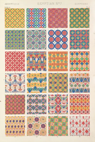 Egyptian No. 7 av Owen Jones