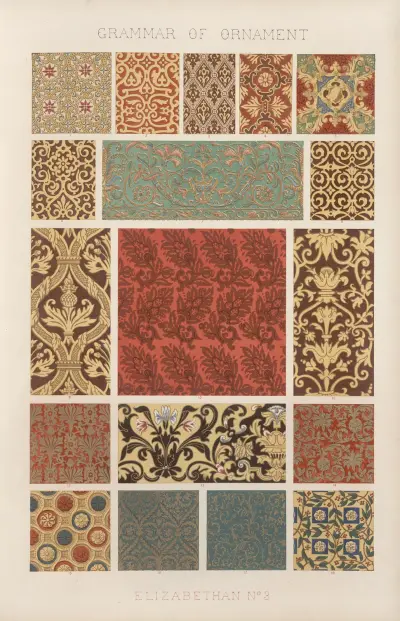 Elizabethan No. 3, 1856 av Owen Jones