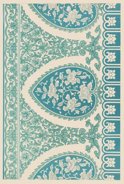 Examples of Chinese ornament, Pl.02 av Owen Jones