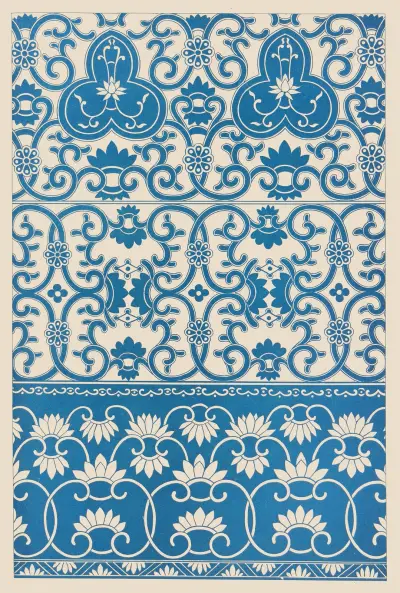 Examples of Chinese ornament, Pl.05 av Owen Jones