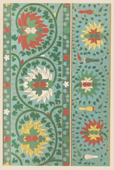 Exempel på kinesiskt ornament, pl. 11 av Owen Jones