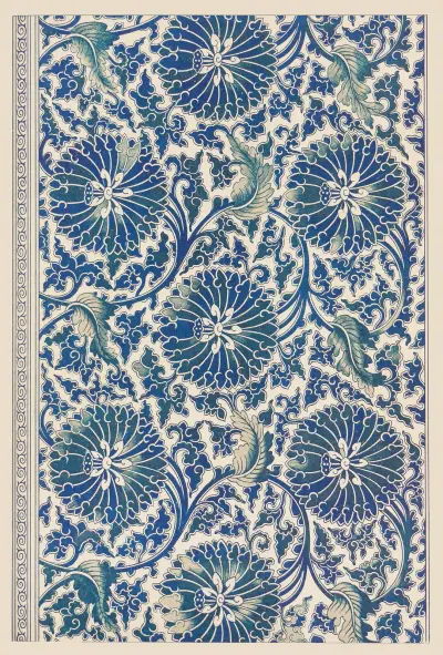 Exempel på kinesiskt ornament, Pl.19 av Owen Jones