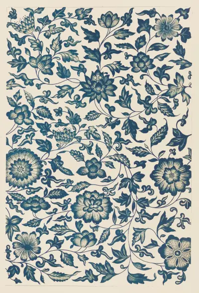 Exempel på kinesiskt ornament, pl. 21 av Owen Jones