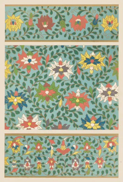 Exempel på kinesiskt ornament, pl. 25 av Owen Jones
