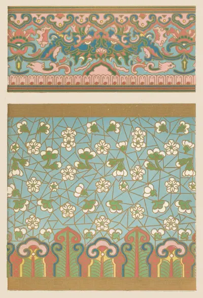 Examples of Chinese ornament, Pl.34 av Owen Jones
