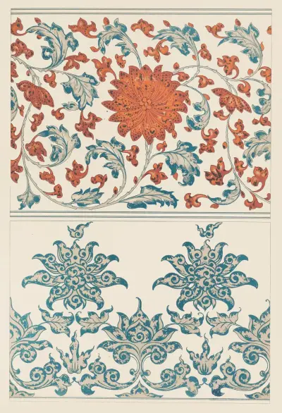 Examples of Chinese ornament, Pl.39 av Owen Jones