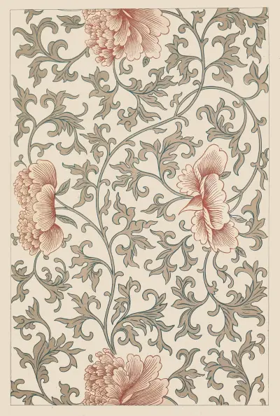 Exempel på kinesiskt ornament, pl. 42 av Owen Jones