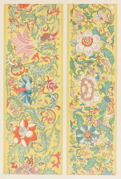 Exempel på kinesisk ornamentik, pl. 48 av Owen Jones