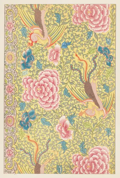 Exempel på kinesiskt ornament, pl. 50 av Owen Jones