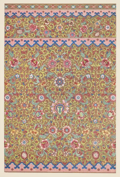 Examples of Chinese ornament, Pl.51 av Owen Jones