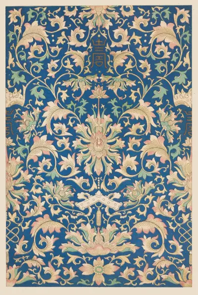 Exempel på kinesisk ornamentik, pl. 52 av Owen Jones