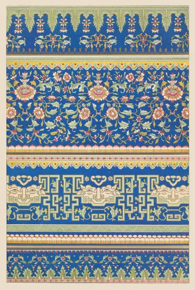 Examples of Chinese ornament, Pl.53 av Owen Jones