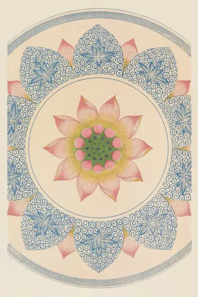 Exempel på kinesisk ornamentik, pl. 54 av Owen Jones