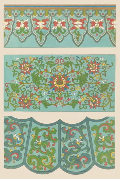 Examples of Chinese ornament, Pl.58 av Owen Jones
