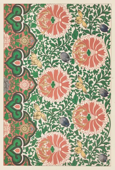 Examples of Chinese ornament, Pl.61 av Owen Jones