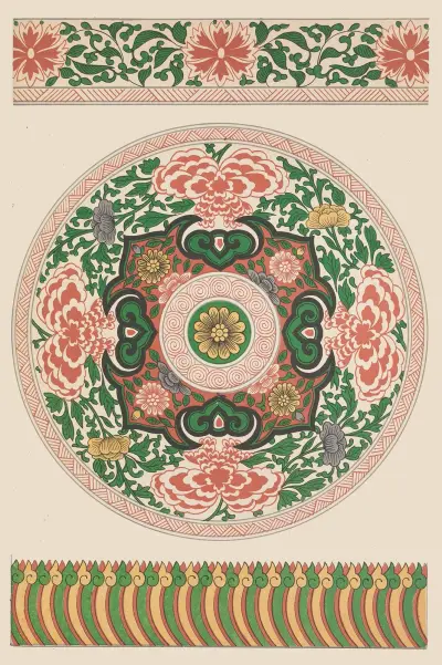 Exempel på kinesisk ornamentik, pl. 62 av Owen Jones