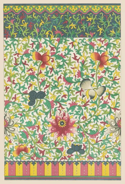 Examples of Chinese ornament, Pl.69 av Owen Jones