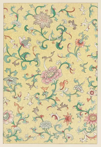 Examples of Chinese ornament, Pl.74 av Owen Jones