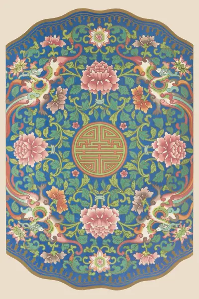 Examples of Chinese ornament, Pl.76 av Owen Jones