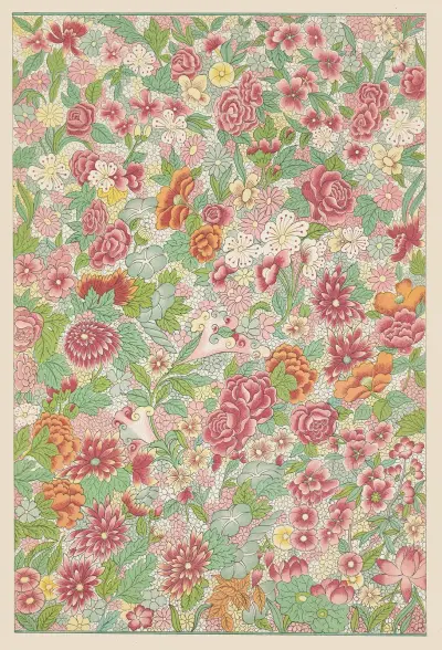 Examples of Chinese ornament, Pl.77 av Owen Jones