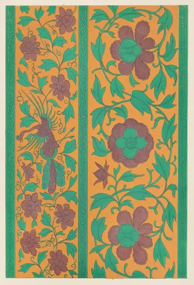 Examples of Chinese ornament, Pl.80 av Owen Jones