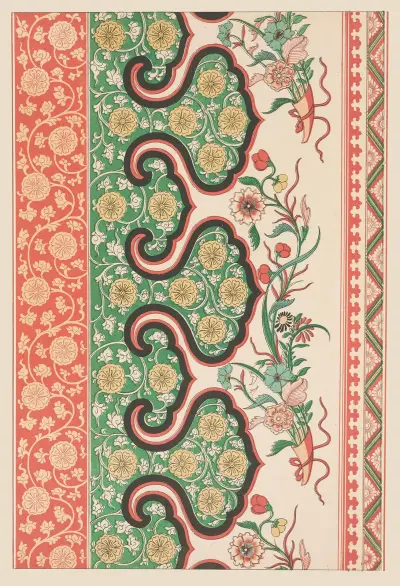 Examples of Chinese ornament, Pl.83 av Owen Jones