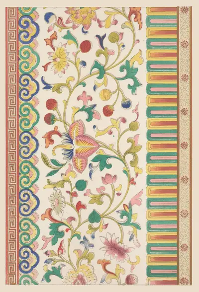 Examples of Chinese ornament, Pl.87 av Owen Jones