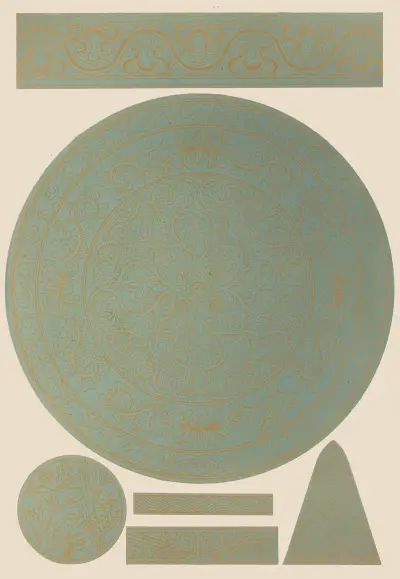 Examples of Chinese ornament, Pl.88 av Owen Jones