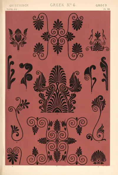 Greek No. 6 av Owen Jones