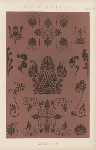 Greek No. 6 av Owen Jones