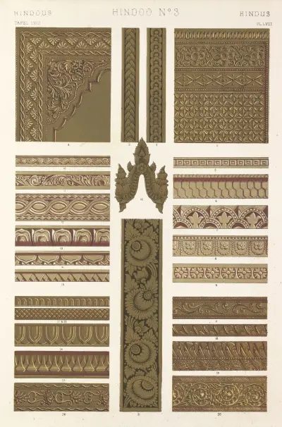 Hindoo No.3 av Owen Jones