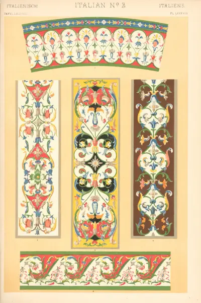 Italiensk ornamentik nr 3 av Owen Jones