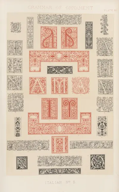 Italian No. 5 av Owen Jones