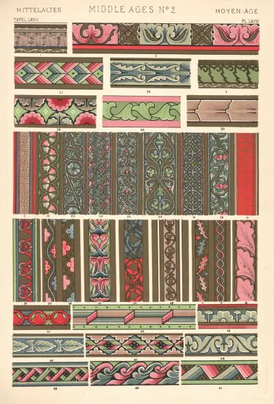 Middle Ages No. 2 av Owen Jones