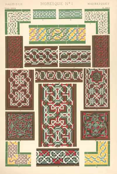 Moresque No. 1 av Owen Jones